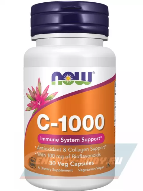  NOW FOODS C-1000 30 веган капсул