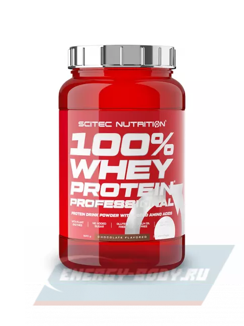  Scitec Nutrition 100% Whey Protein Professional 920 г, Банан