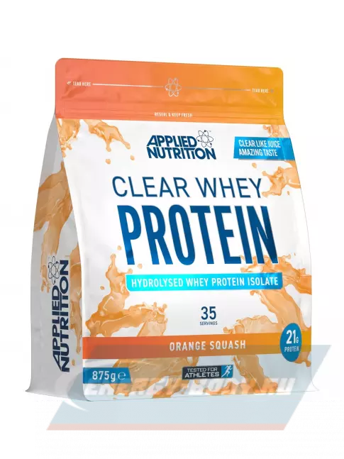  APPLIED NUTRITION Clear Whey Protein 875 г, Апельсиновый Сквош