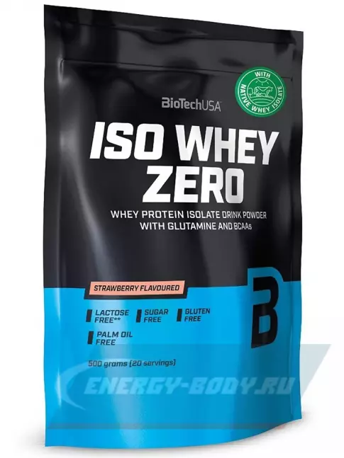 BioTechUSA Iso Whey Zero 500 г, Клубника BioTechUSA Iso Whey Zero 500 г, Клубника