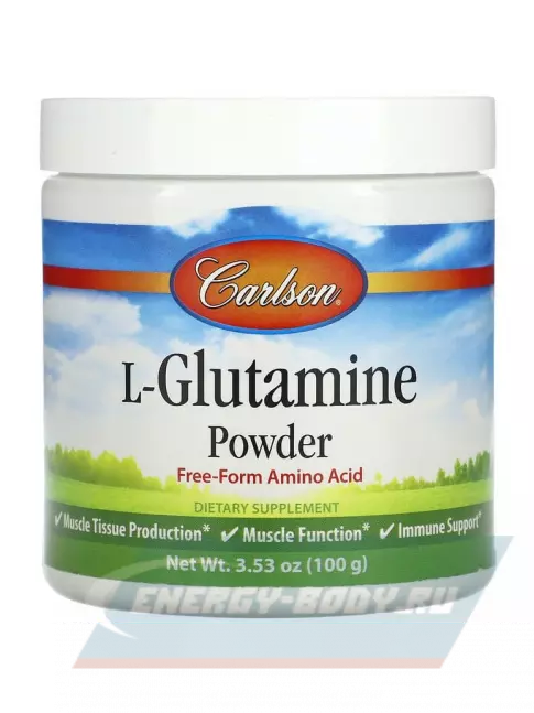 Глютамин Carlson Labs L-Glutamine Powder 100 г, Нейтральный
