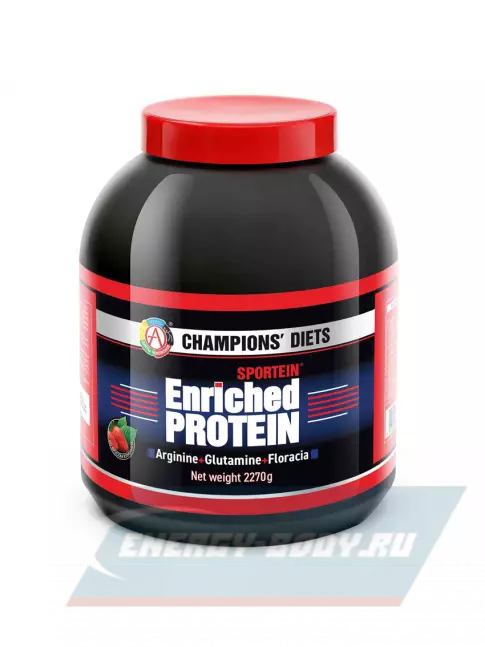 Академия-Т Sportein Enriched Protein 2270 г, Клубника Академия-Т Sportein Enriched Protein 2270 г, Клубника
