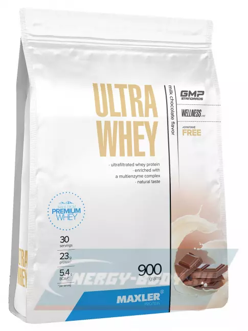  MAXLER Ultra Whey 900 г, Молочный шоколад