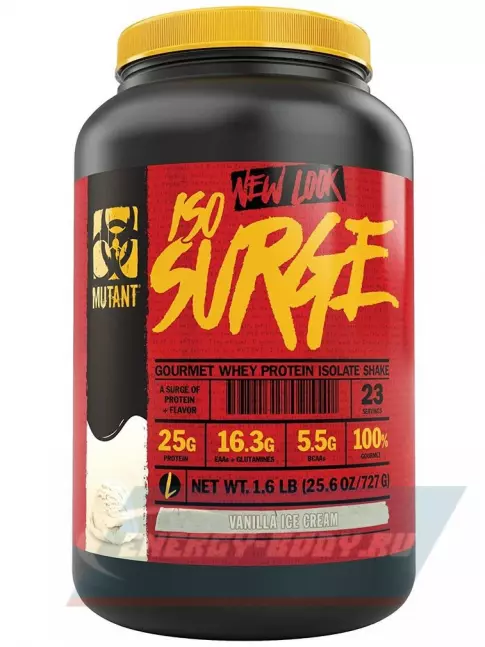 Mutant Iso Surge 727 г, Ванильное мороженое Mutant Iso Surge 727 г, Ванильное мороженое