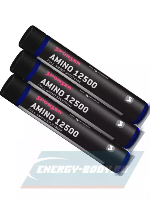 Аминокислотны SPONSER AMINO 12500 3 x 25 мл, Вишня