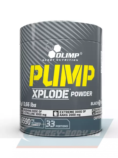 Предтерник OLIMP Pump Xplode Powder New Formula 300 г, Фруктовый пунш