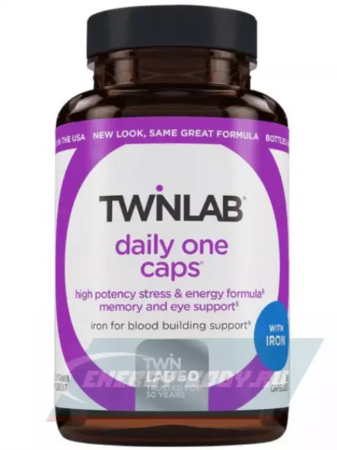  Twinlab Daily One Caps с железом 60 капсул