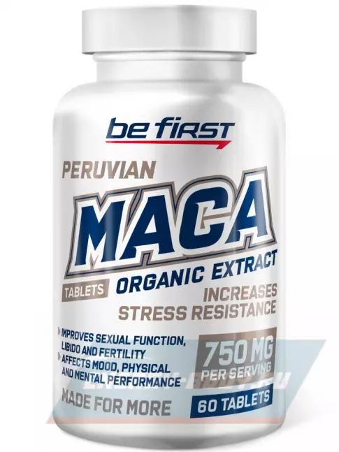  Be First MACA Peruvian (мака перуанская) 60 таблеток