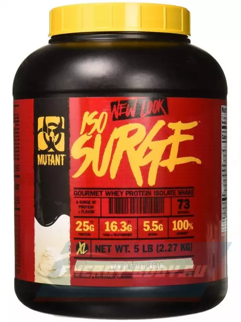 Mutant Iso Surge 2270 г, Ванильное мороженое Mutant Iso Surge 2270 г, Ванильное мороженое