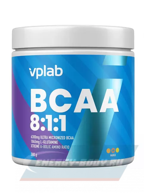 ВСАА VP Laboratory BCAA 8:1:1 300 гр, Манго
