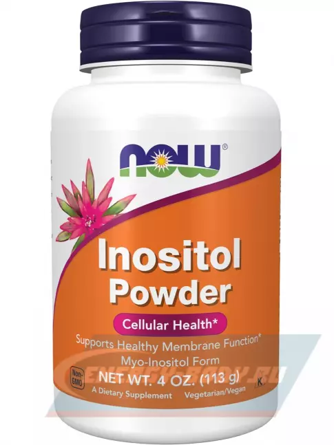 NOW FOODS Inositol Pure Power Витамин B8 113 г, Натуральный NOW FOODS Inositol Pure Power Витамин B8 113 г, Натуральный