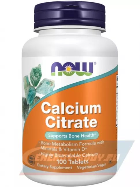  NOW Foods Calcium citrate 100 таблеток
