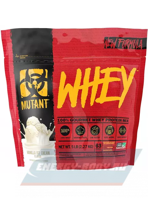  Mutant Whey 2270 г, Ванильное мороженое