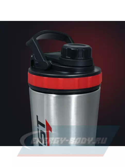  Be First Металлический шейкер 800 мл с одинарной стенкой и с сеткой (TS 11106-steel) 800 мл, Серебристый