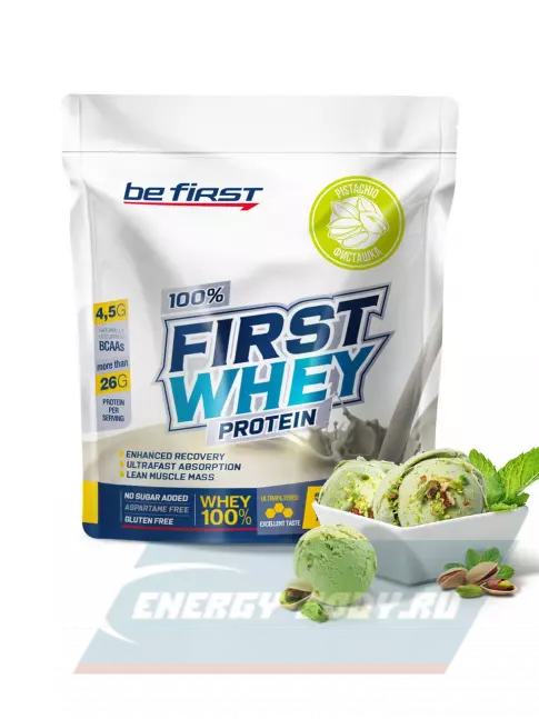  Be First First Whey protein (сывороточный протеин) 420 г, Фисташка