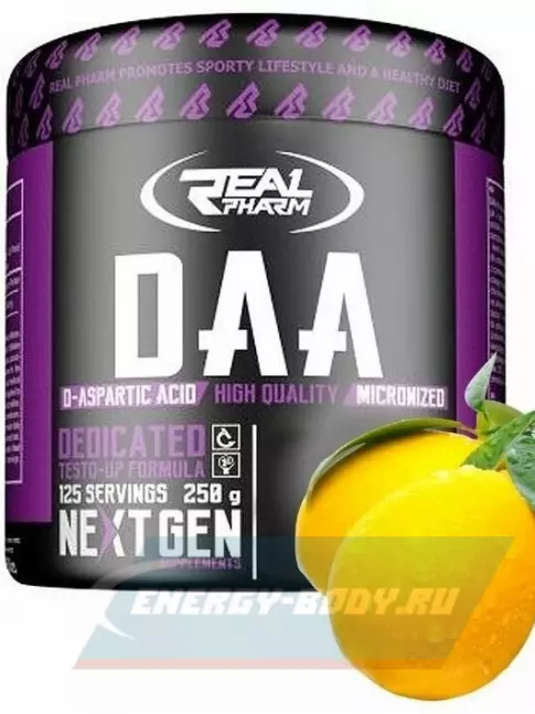  Real Pharm DAA Powder 250 г, Лимон