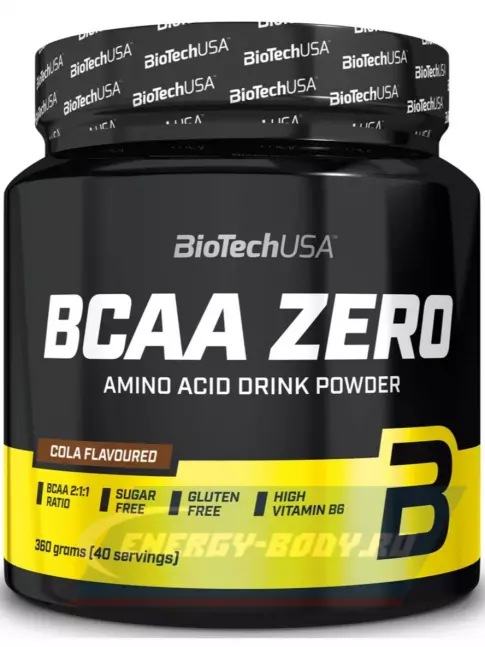 ВСАА BioTechUSA BCAA Zero 2:1:1 360 г, Кола ВСАА BioTechUSA BCAA Zero 2:1:1 360 г, Кола