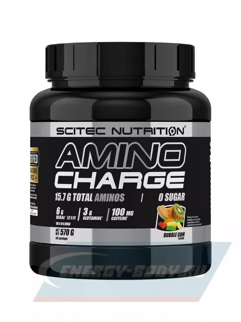 Аминокислотны Scitec Nutrition Amino Charge 570 г, Бабл гам