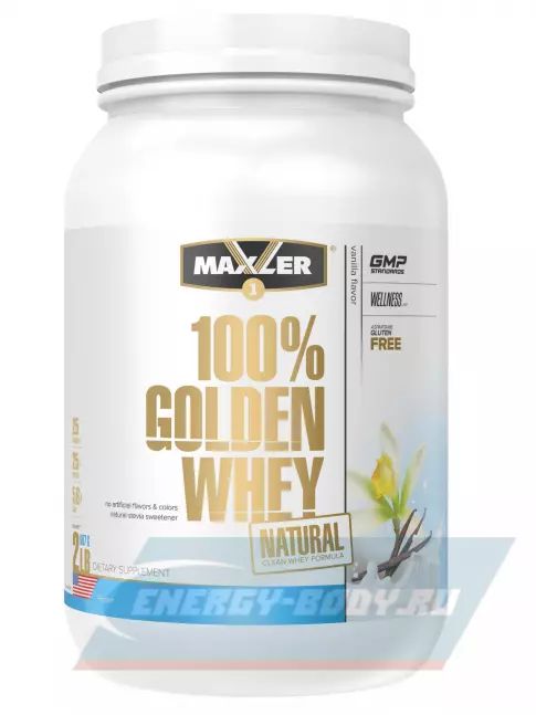 MAXLER Golden Whey Natural 907 г, Ваниль MAXLER Golden Whey Natural 907 г, Ваниль