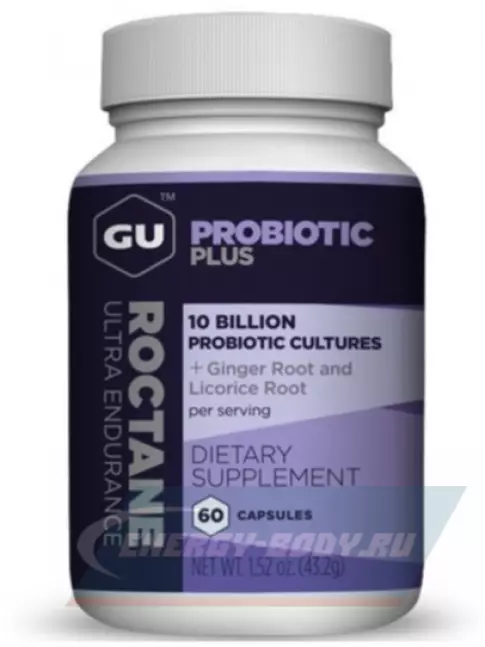  GU ENERGY Probiotic Plus 60 капсул
