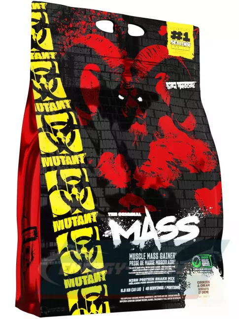 Гейнер Mutant Mass 6800 г, Печенье с кремом