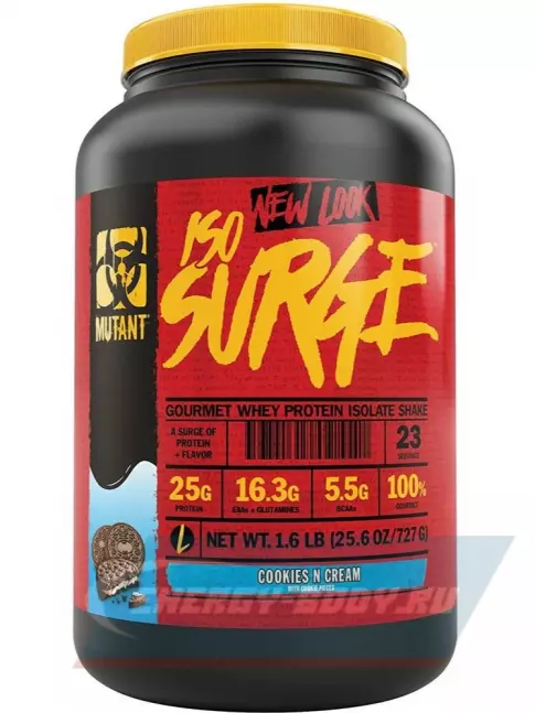 Mutant Iso Surge 727 г, Печенье и Сливки Mutant Iso Surge 727 г, Печенье и Сливки