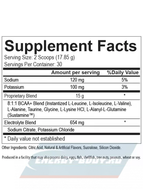 ВСАА MODERN SPORTS NUTRITION Modern BCAA 8:1:1 Plus + 535.5 г, Фруктовый пунш
