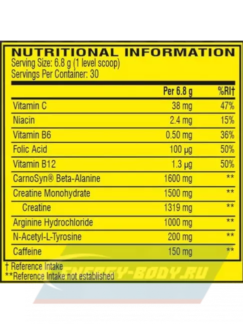 Предтерник Cellucor C4 Pre-Workout 195 г, Арбуз