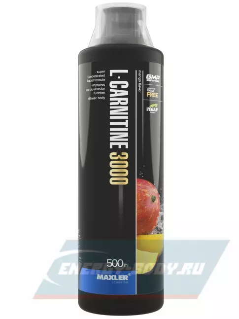 L-Карнитин MAXLER L-Carnitine 3000 500 мл, Манго