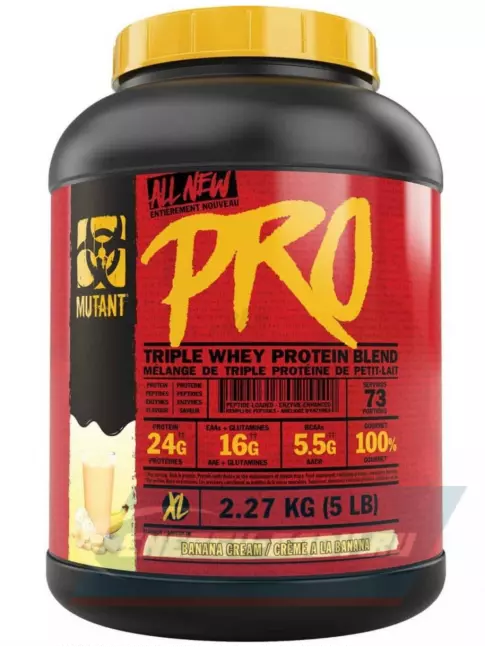  Mutant PRO 5 lb 2270 г, Банановый крем