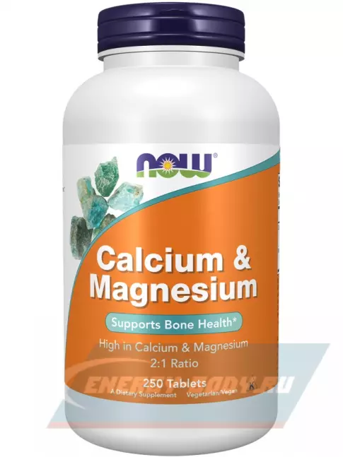  NOW Foods Calcium & Magnesium 250 таблеток