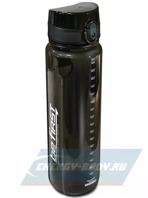  Be First Бутылка для воды из Тритана  950 мл (BF16020) 950 мл, Черный