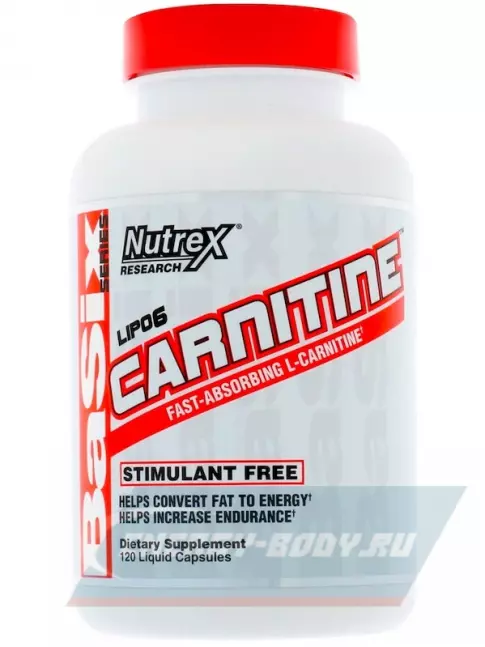 L-Карнитин NUTREX Lipo-6 Carnitine 120 капсул