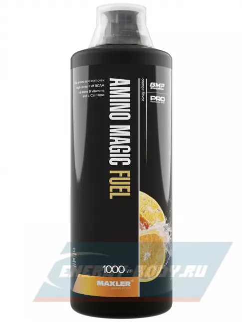 Аминокислотны MAXLER Amino Magic Fuel 1000 мл, Апельсин