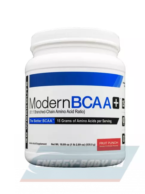 ВСАА MODERN SPORTS NUTRITION Modern BCAA 8:1:1 Plus + 535.5 г, Фруктовый пунш