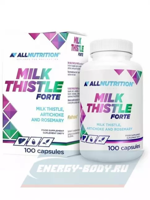  All Nutrition MILK THISTLE FORTE 100 капсул