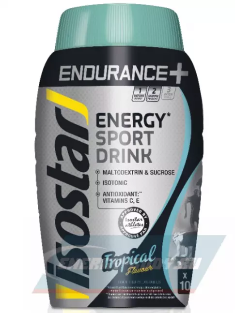  ISOSTAR Energy Sport Drink (Endurance+) 790 г, Тропические фрукты