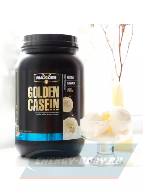  MAXLER Golden Casein 907 г, Ванильный крем