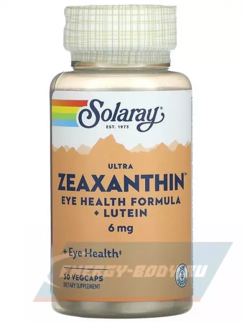  Solaray Zeaxanthin Ultra 6 mg 30 вегетарианских капсул