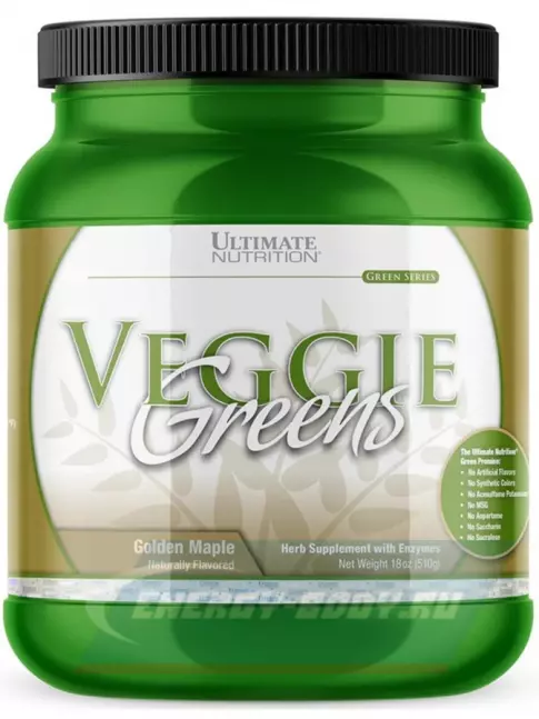  Ultimate Nutrition VeggIe Greens 510 гр, Нейтральный