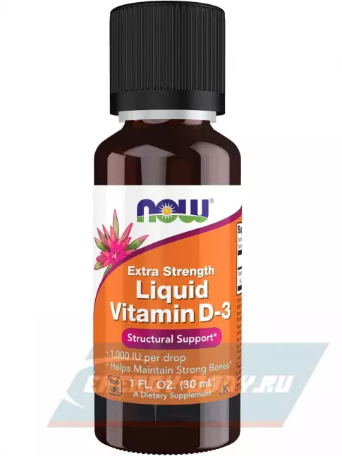  NOW FOODS Liquid Vitamin D-3, Extra Strength 30 мл