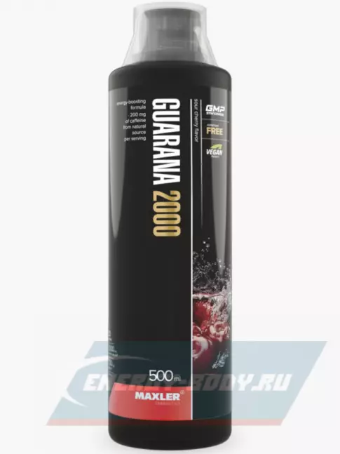 Энергетик MAXLER Guarana 2000 500 мл, Вишня