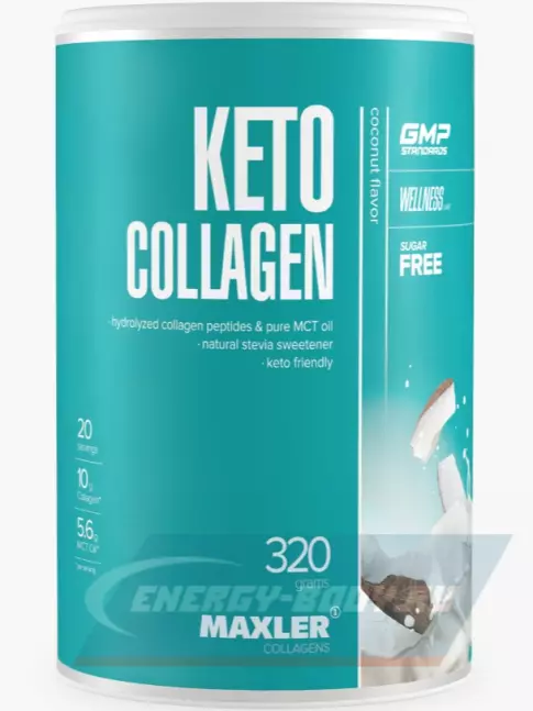 COLLAGEN MAXLER Keto Collagen 320 г, Кокос