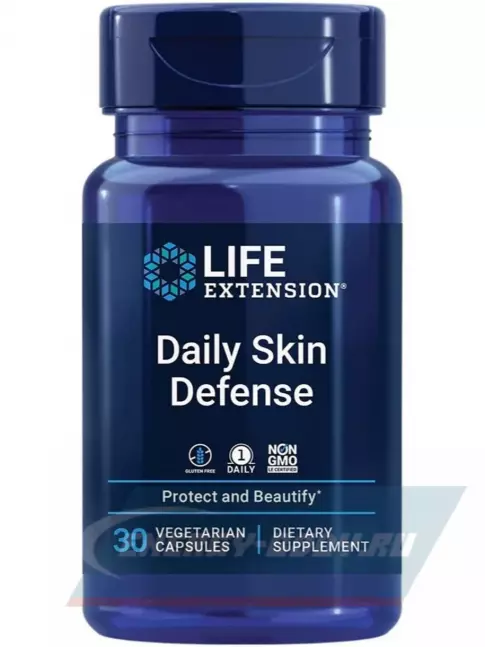 Life Extension Daily Skin Defense 30 капсул