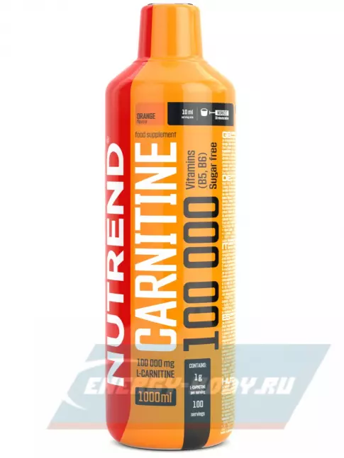 L-Карнитин NUTREND CARNITINE 100000 1000 мл, Апельсин