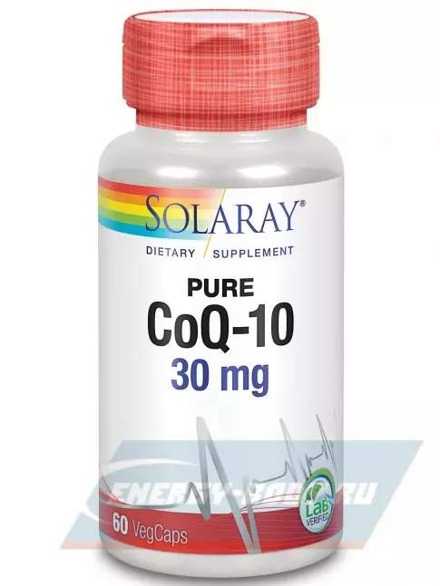  Solaray CoQ-10 30 mg 60 веган капсул