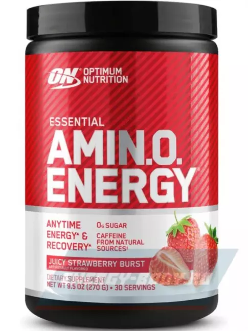 Аминокислотны Optimum Nutrition Essential Amino Energy 270 г, Клубничный взрыв