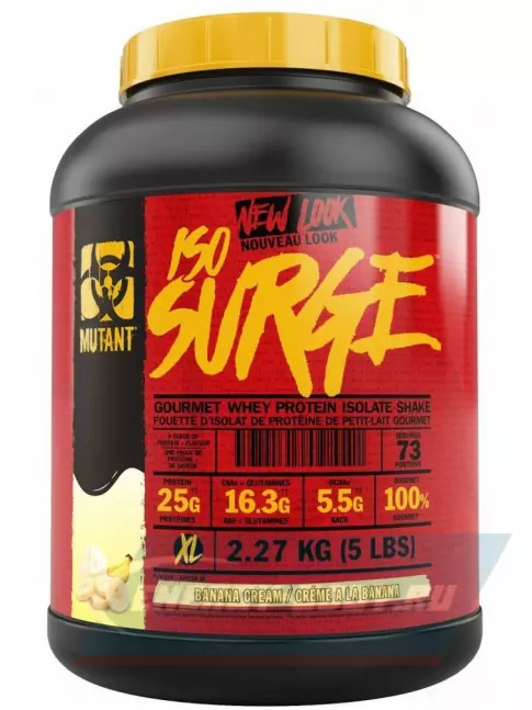 Mutant Iso Surge 2270 г, Банановый крем Mutant Iso Surge 2270 г, Банановый крем