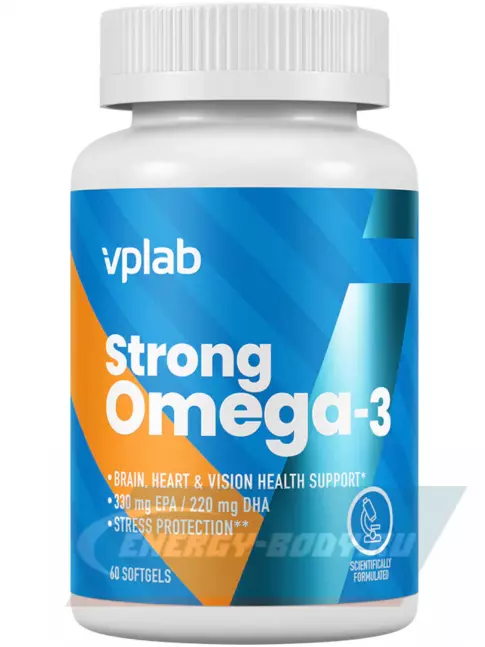 Omega 3 VP Laboratory STRONG OMEGA 3 60 капсул