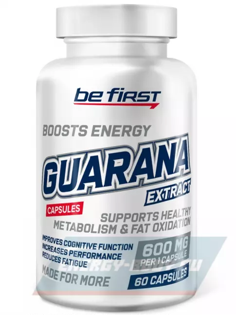 Энергетик Be First Guarana Extract 60 капсул Энергетик Be First Guarana Extract 60 капсул
